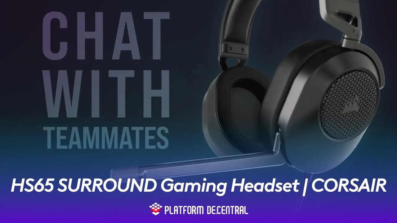 CORSAIR HS65 SURROUND Gaming Headset Never Miss a Beat