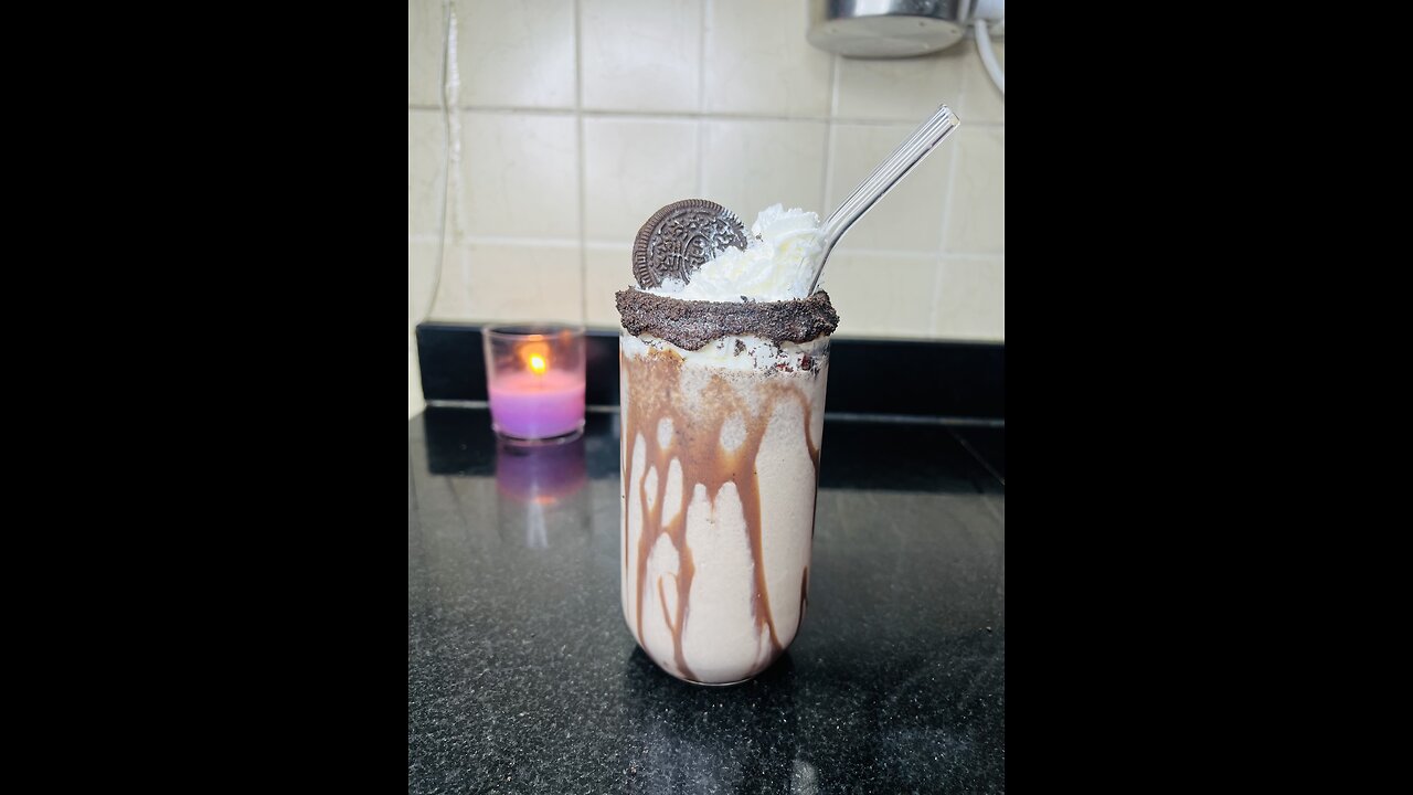 Oreo Caramel shake#yummlicious#kidsfavourite