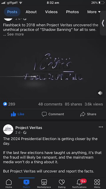 Project Veritas 2018: hidden camera : shadow banning