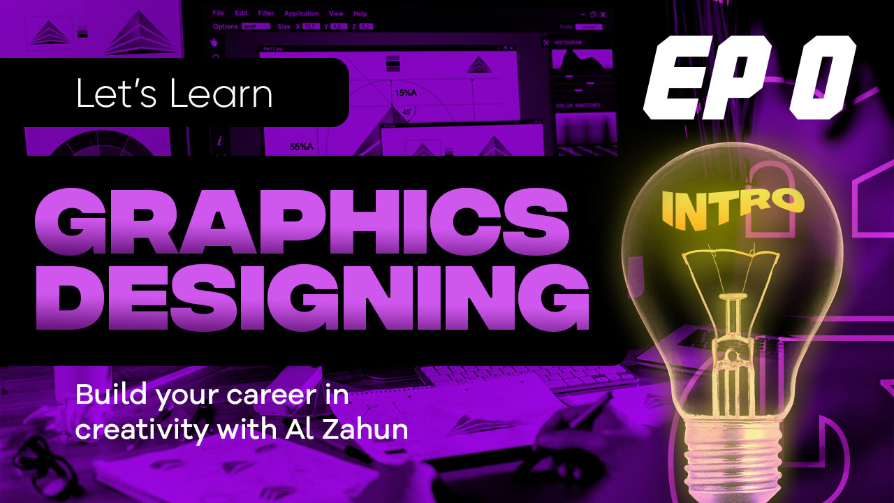 Let's Learn Graphic Designing Together - Al Zahun's First Course Introduction - हिंदी/اردو