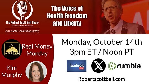 Real Money Monday, Alpine Gold, Adrenal fatigue, Kim Murphy, Plant-Based Beginners Bootcamp - The RSB Show 10-14-24