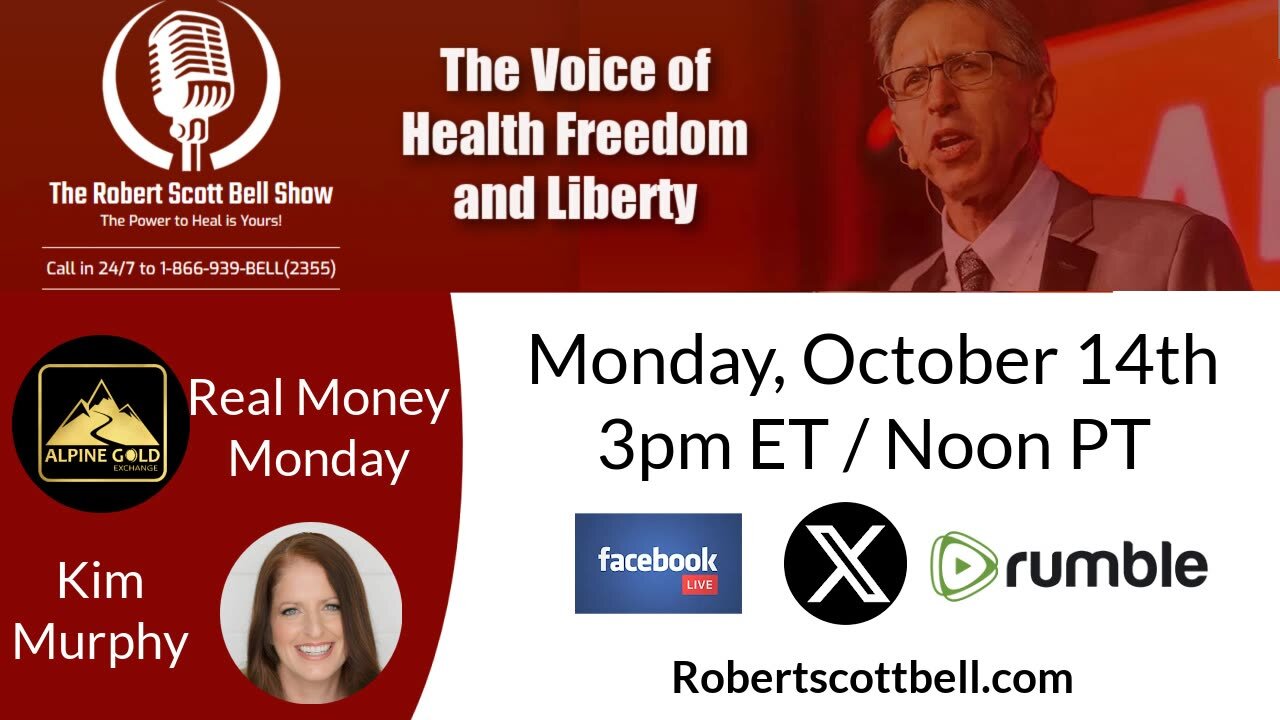 Real Money Monday, Alpine Gold, Adrenal fatigue, Kim Murphy, Plant-Based Beginners Bootcamp - The RSB Show 10-14-24