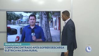 Franciscópolis: corpo encontrado após sofrer descarga elétrica na zona rural