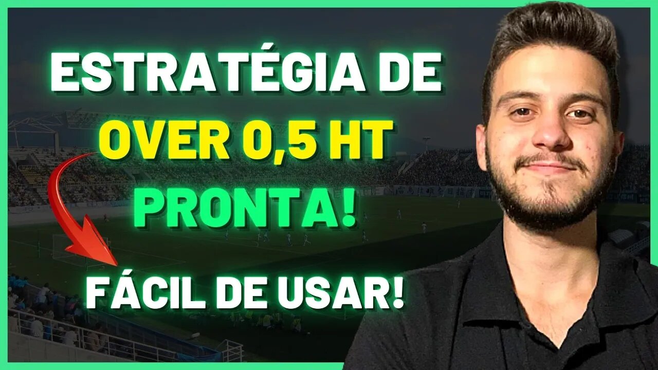 TÉCNICA PARA OVER 0,5 GOLS HT - 100% PRONTA (TEM COMO COLOCAR NO BOT DE ALERTAS)