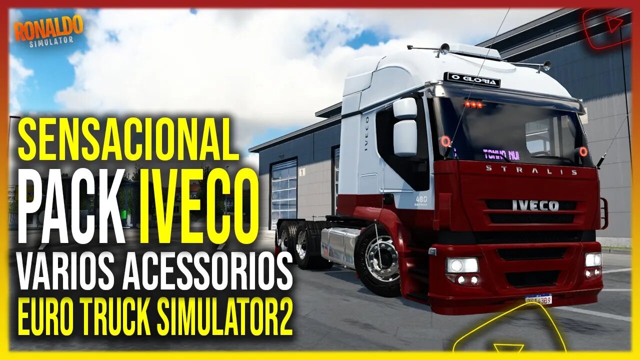 ▶️ETS2 1.44 - PACK DE ACESSÓRIOS IVECO STRALIS ATUALIZADO COM NOVOS ITENS