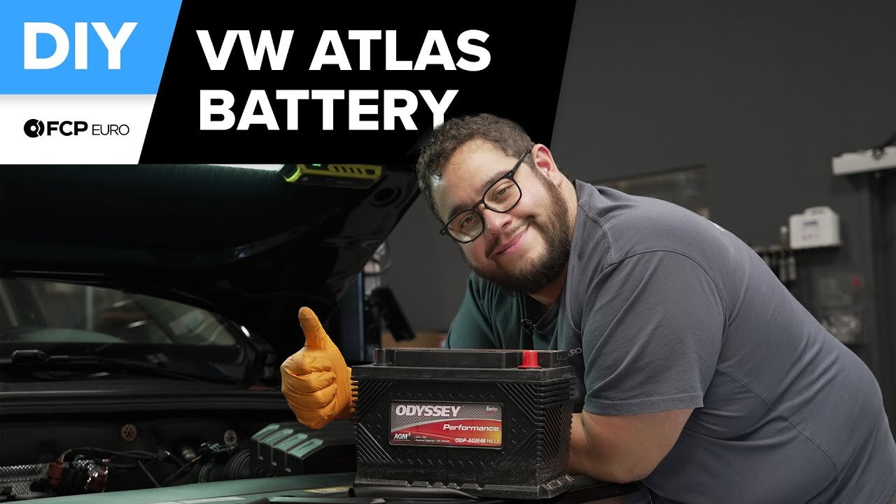 Volkswagen Atlas Battery Replacement DIY (2018-2021 VW Atlas MQB, Cross Sport)