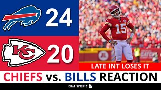 Chiefs vs. Bills Postgame Reaction Ft. Patrick Mahomes, Josh Allen, JuJu & Travis Kelce