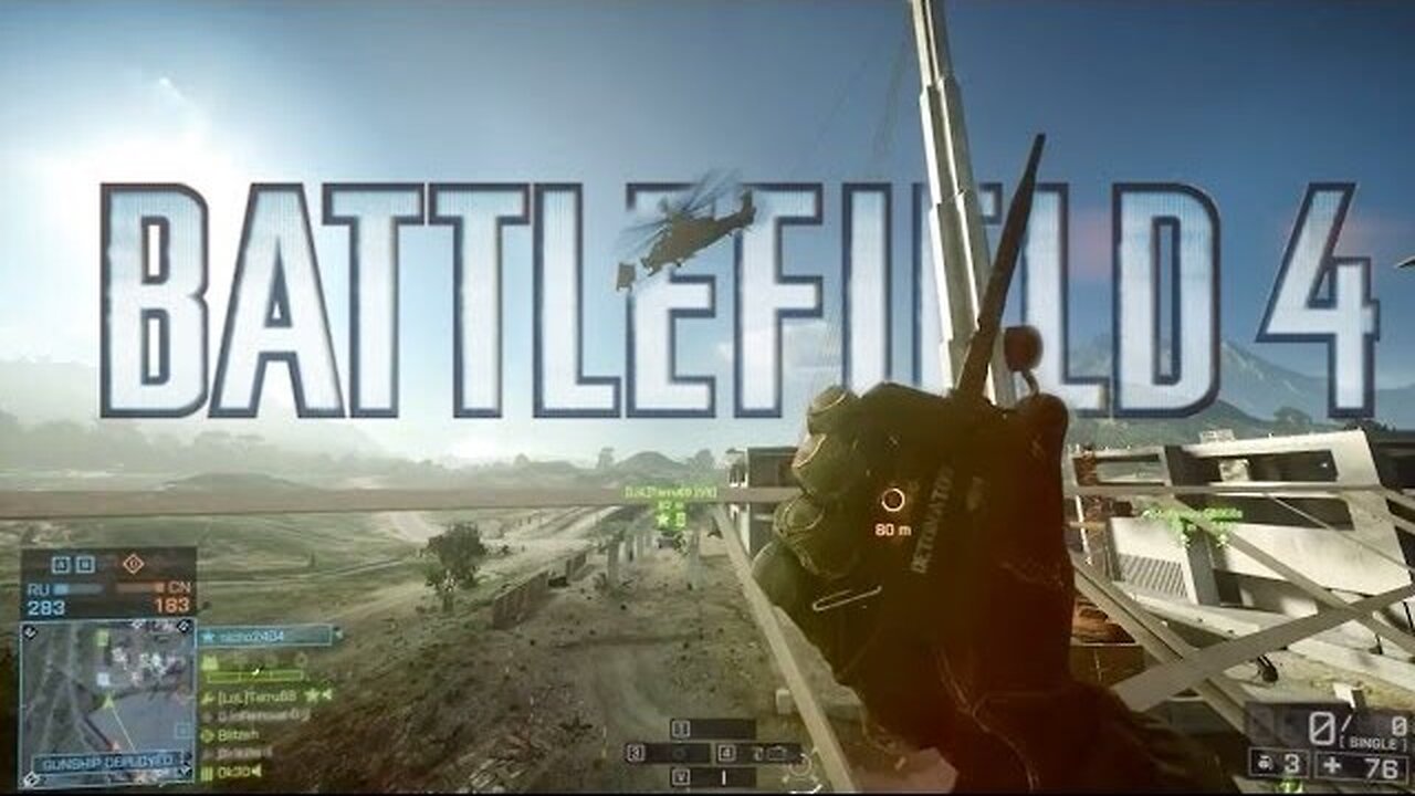 Battlefield 4 - Quad Bike vs Heli!