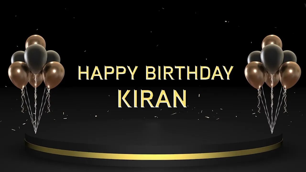 Wish you a very Happy Birthday Kiran