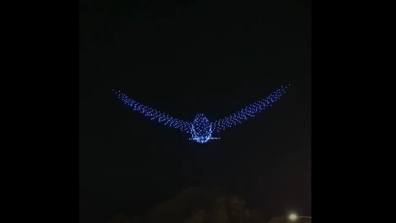 Mesmerizing Drone Show In Egypt ️‍🔥 ️‍🔥