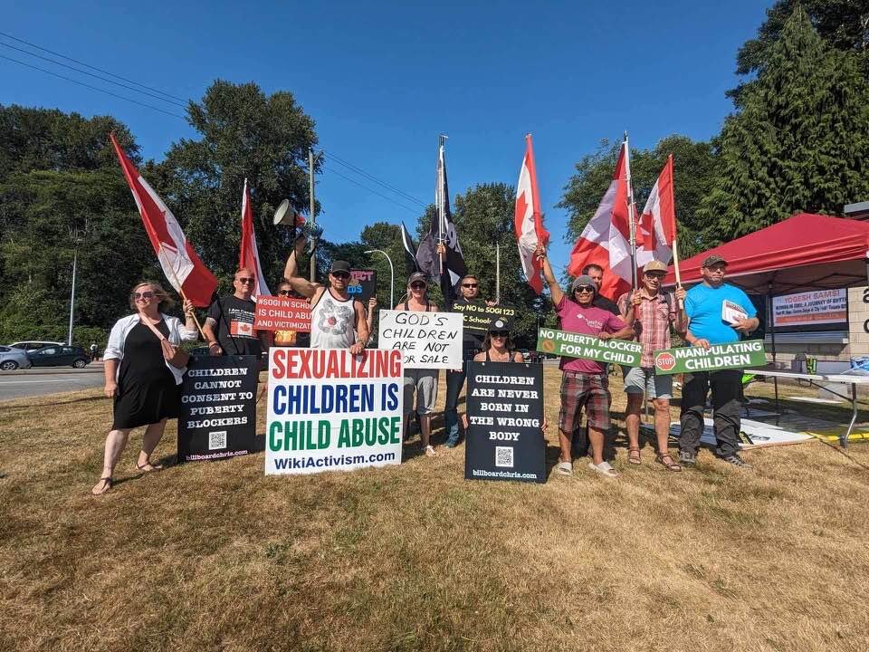 Bear Creek Park Surrey BC, Anti SOGI Rally July 08 2023