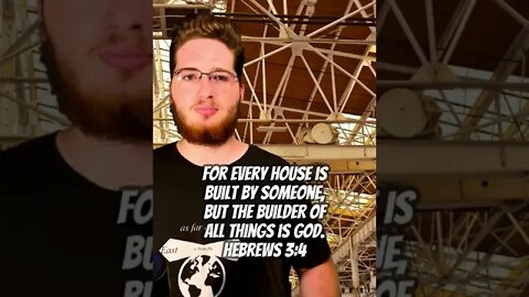 Hebrews 3:4 #house #every #built #builder #things #God #christian #Jesus #bible #shorts