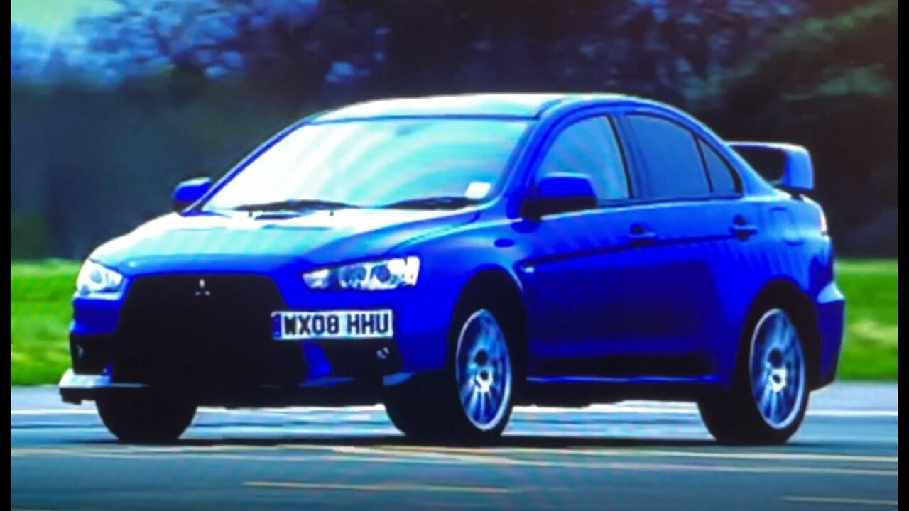 Evo Top Gear handling Vide