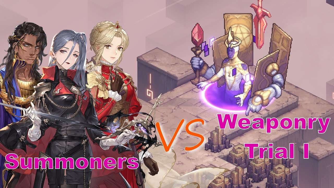 Summoner Team vs Weaponry Trial I lv 70