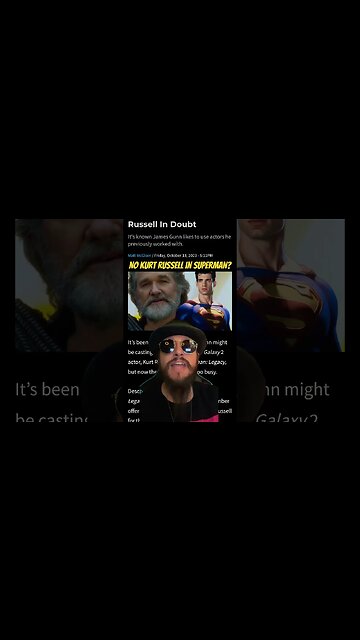 DC Rumor Mill Says Kurt Russell WILL NOT Be In Superman Legacy #dc #superman #shorts