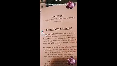 The Lord watches over me