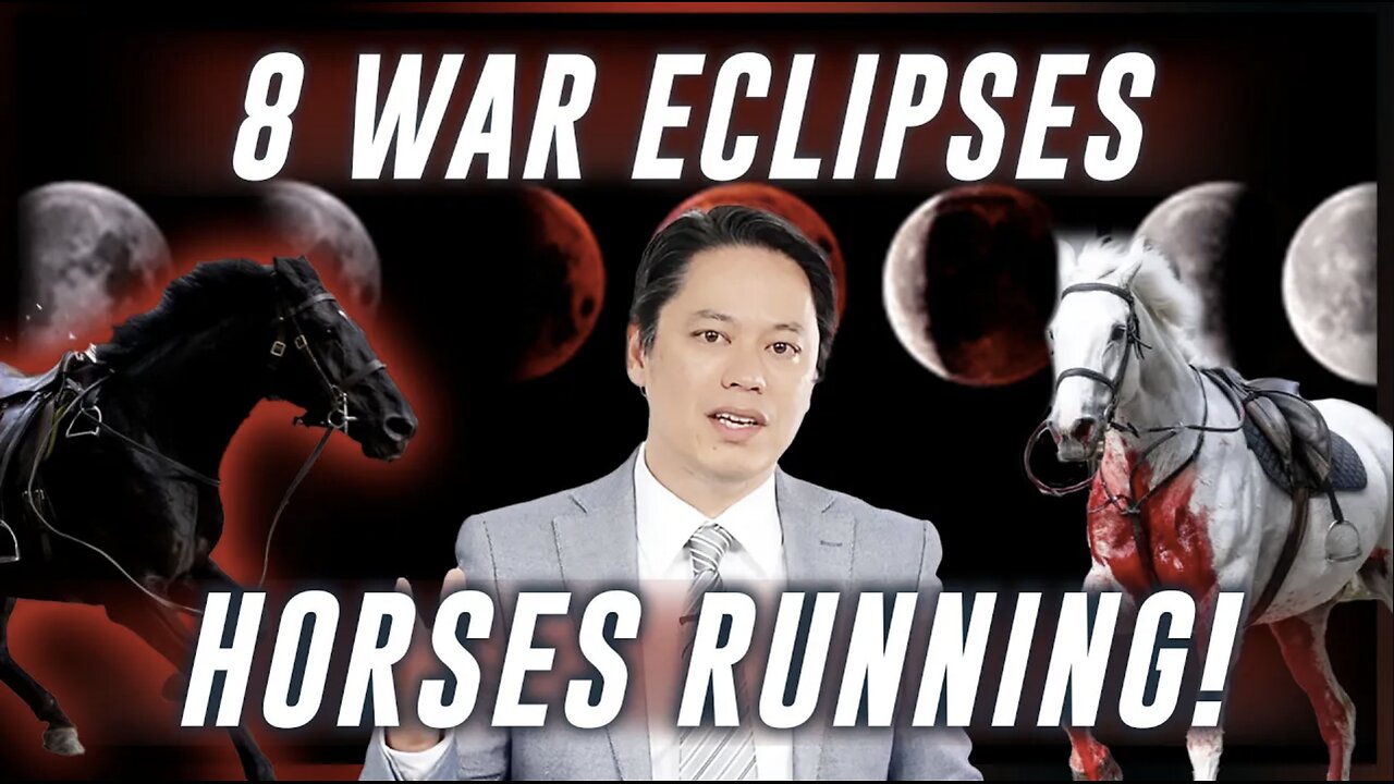 8 WAR Eclipses & 2 HORSES of the Apocalypse Running in London! (Mark Biltz & Palestinian Protesters)