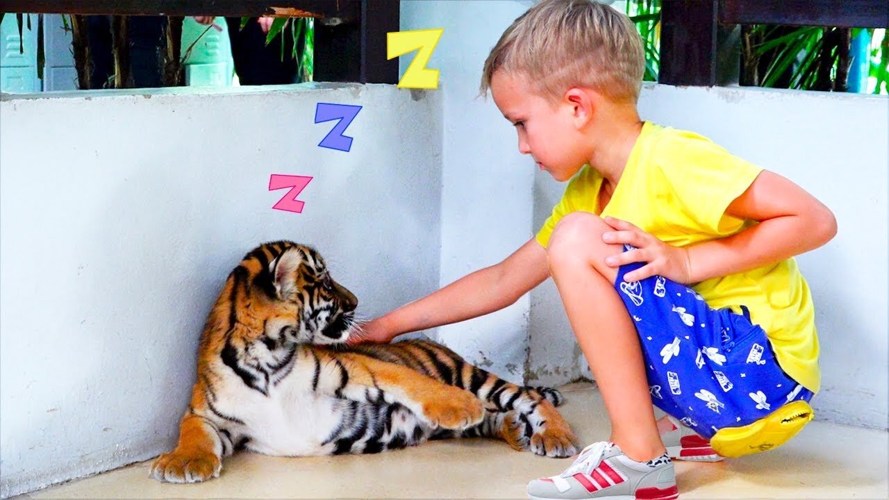 Vlad and Mama at sleeping tiger farm