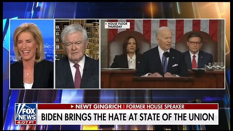 Newt Gingrich Hilariously Reveals The Best Part Of Biden's SOTU