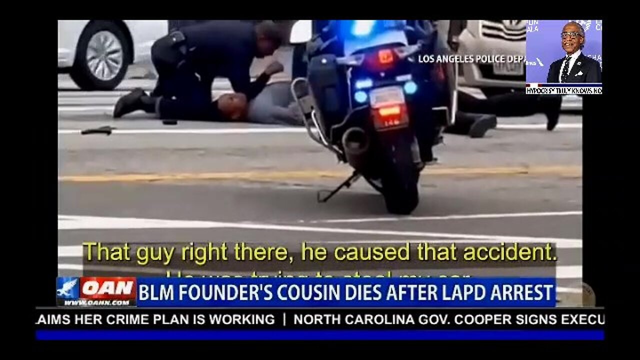 BLM founders cousin dies after LAPD arrest (Hours Later at Hospital)