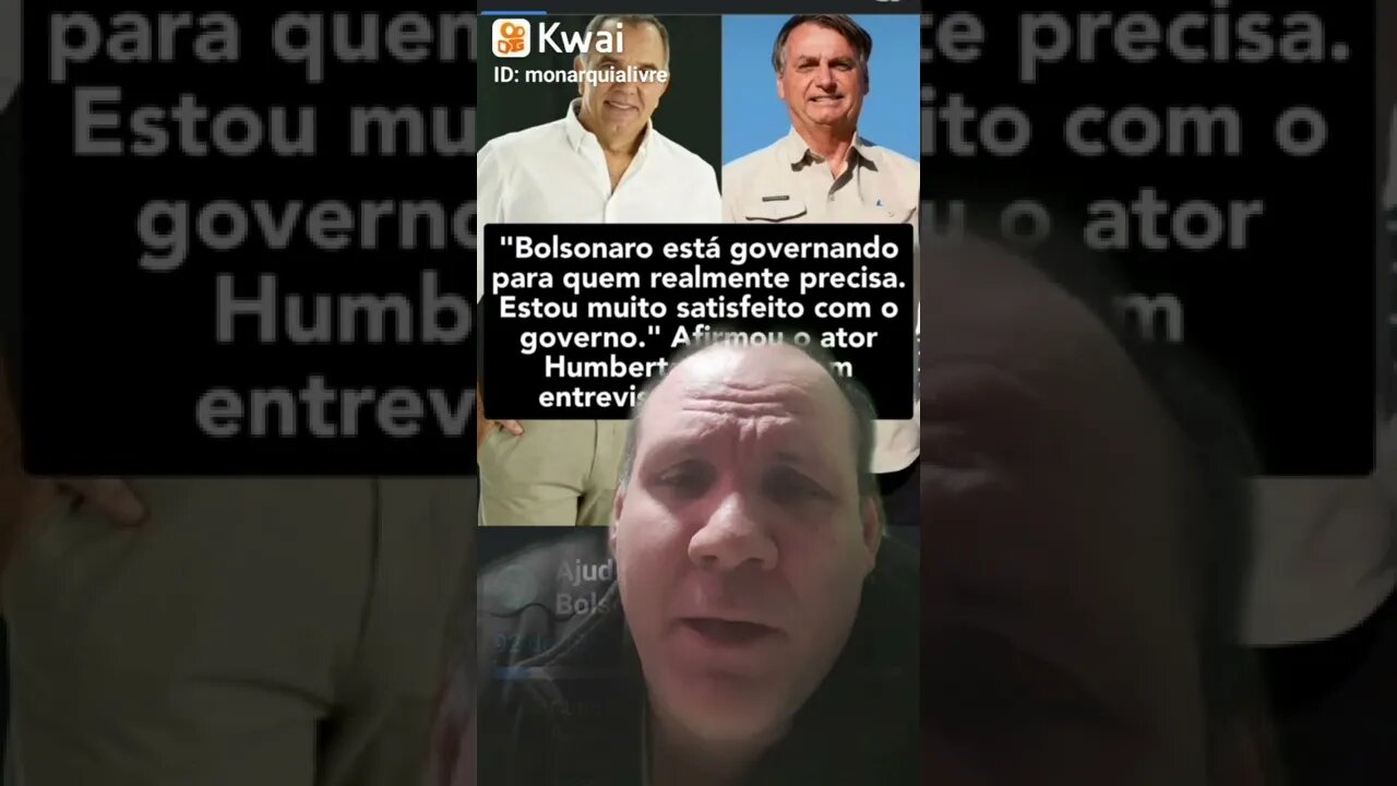 Ator Humberto Martins apoia Bolsonaro para que lula não leve o Brasil ao comunismo