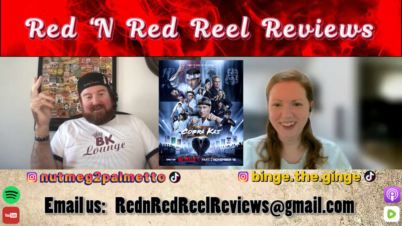 Enter the Tournament! Red 'N Red Reel Reviews Cobra Kai, Season 6B