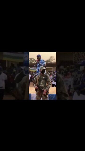 Russian Wagner Group Gaurding The President Of Central African Republic Faustin Touadera