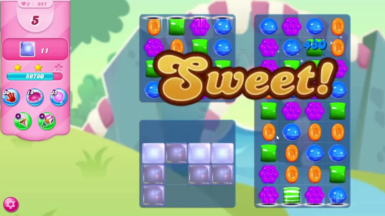 Candy Crush Saga Level 957