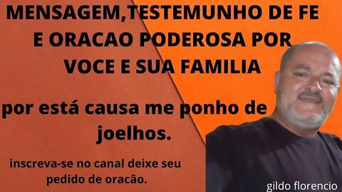 MENSAGEM, TESTEMUNHO E ORACAO PODEROSA PARA VOCE E SUA FAMILIA SEREM ABENCOADOS, EM NOME DE JESUS.