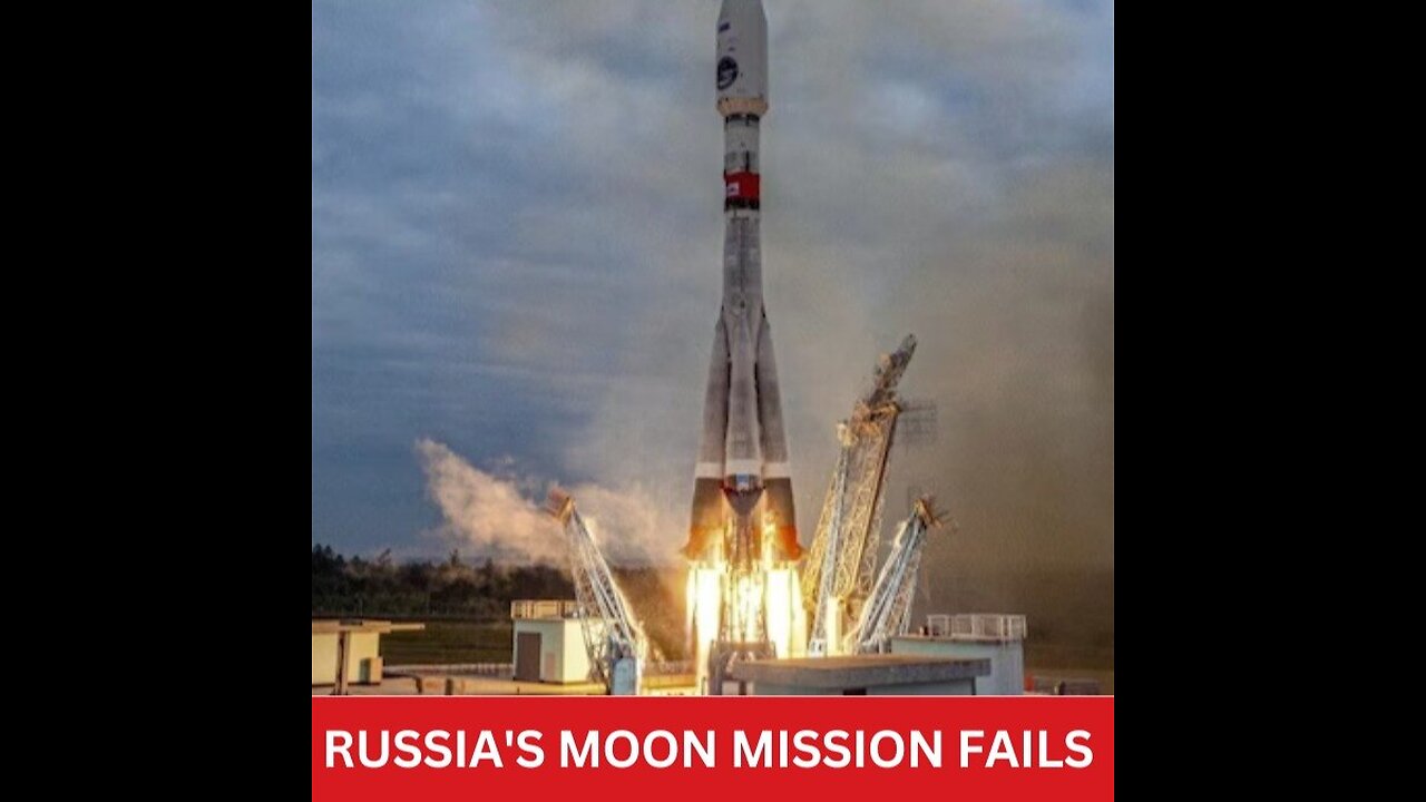 Russian's luna 25 air craft crashed into moon