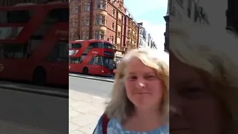 Brother Gallock preaching the Good News in Oxford Circus, London.