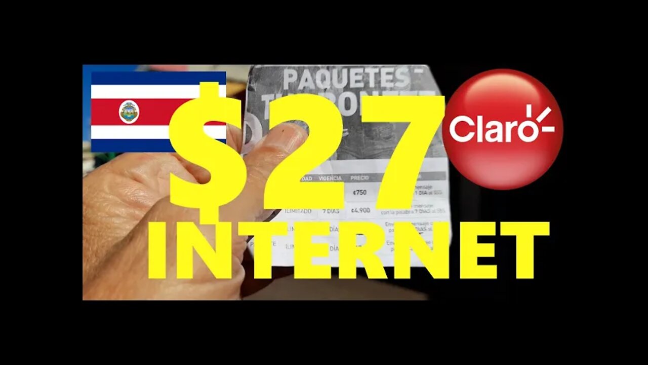 Costa Rica Internet $27 Monthly Unlimited Turbonett