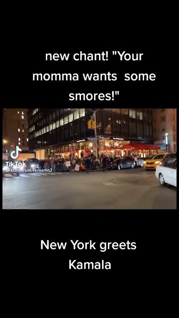 How New Yorkers greeds Kamala Harris