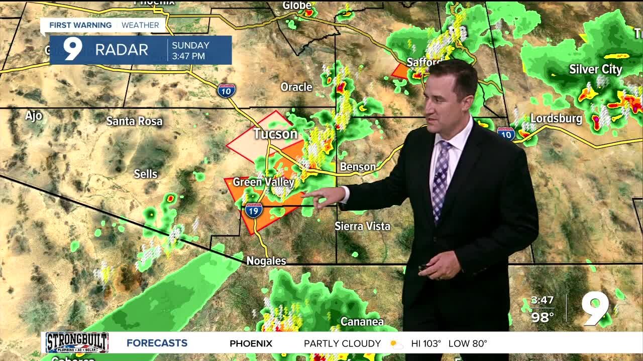 Severe storms in Tucson