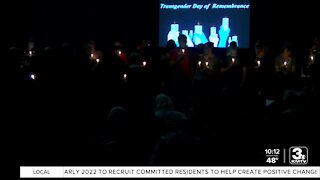 Omaha community members pay tribute to transgender victims of hate crimes