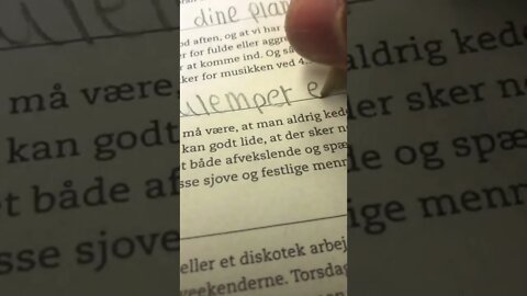 Writing in danish