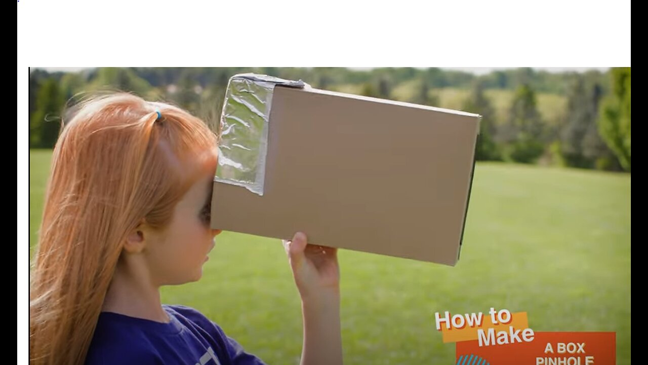 How to Make a Box Pinhole Projector