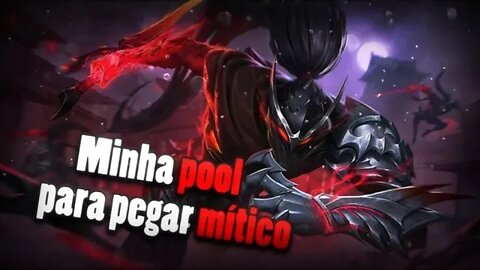 QUAIS HERÓIS ESTOU UTILIZANDO PRA PEGAR MÍTICO • MINHA POOL ATUAL | Mobile Legends