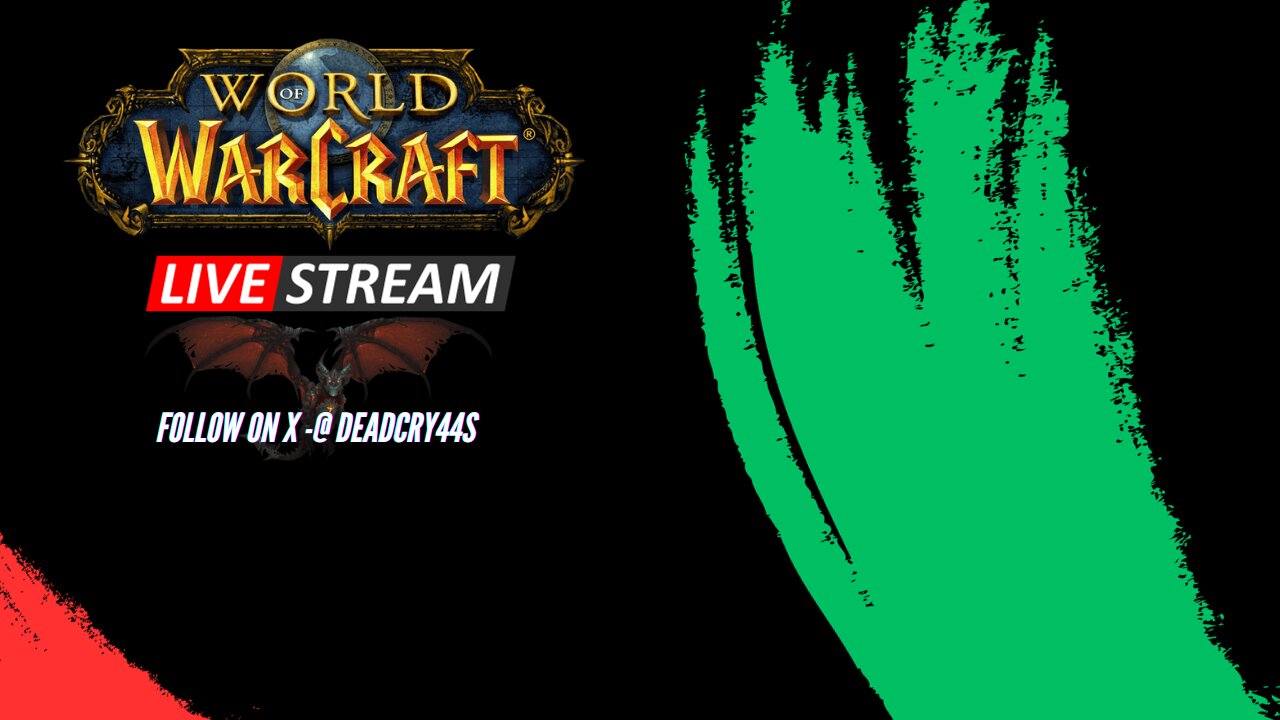 World of Warcraft Live- Private server fun leveling a Hunter