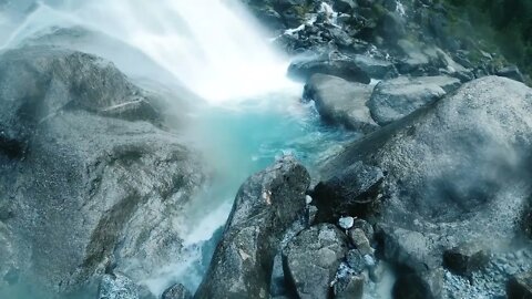 A Beautiful Nature Waterfall