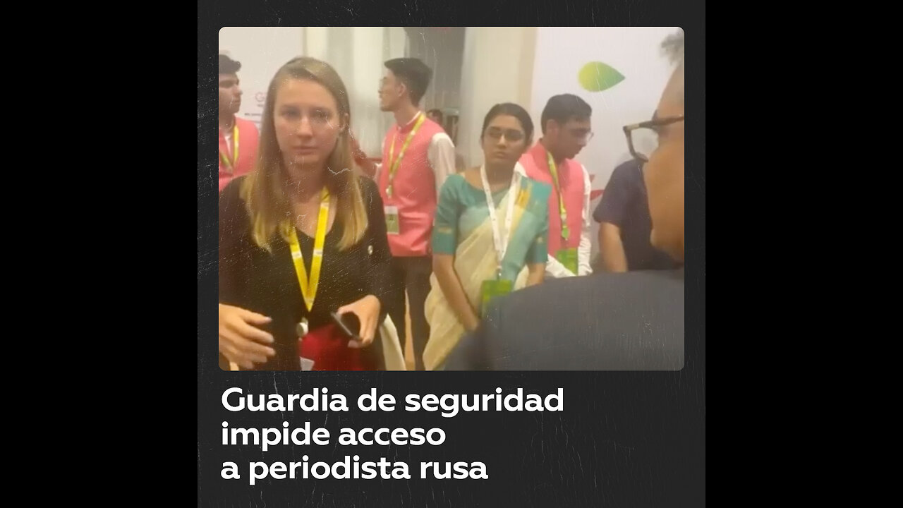 Impiden a periodista rusa entrar a la rueda de prensa de Macron en la cumbre del G20