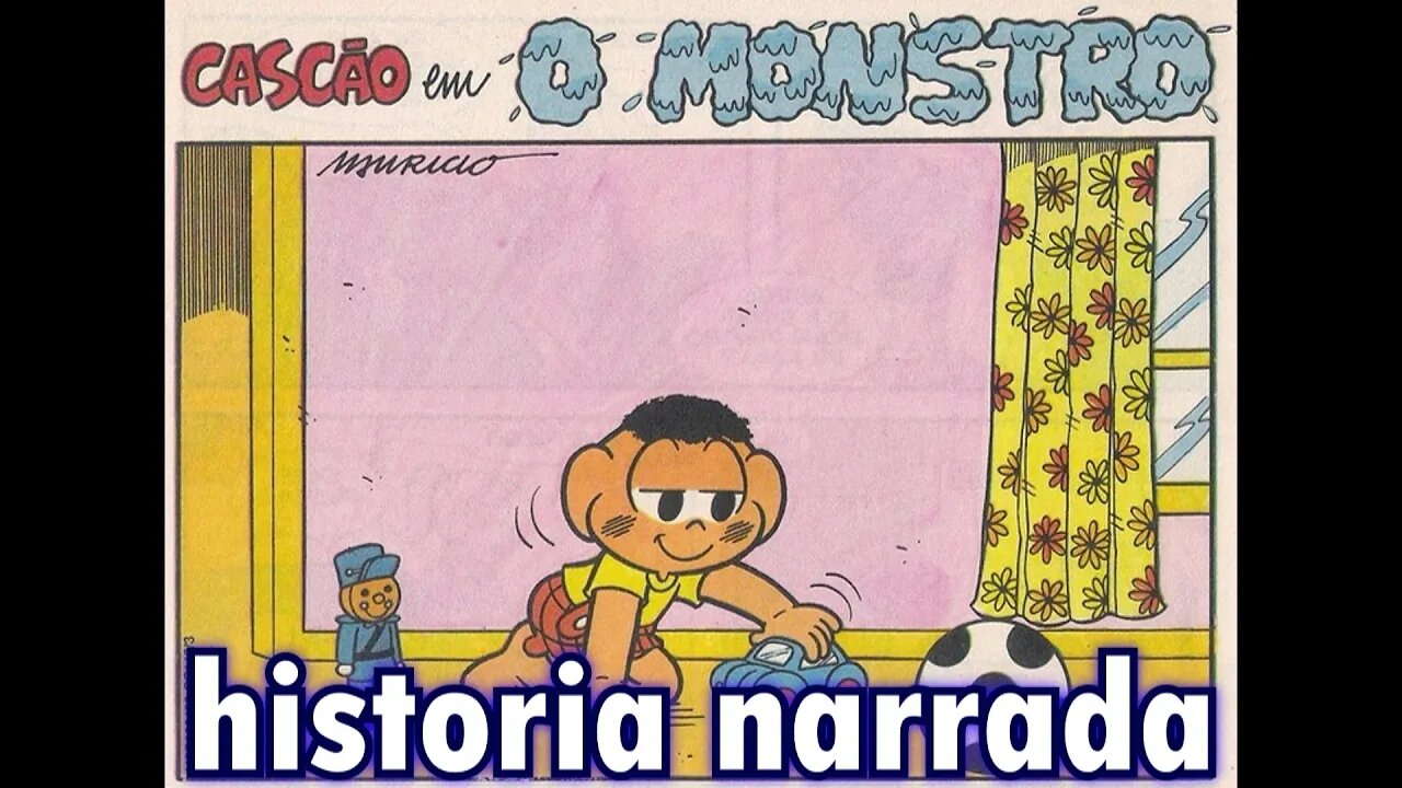 Cascão em-O monstro | Gibis do Rapha