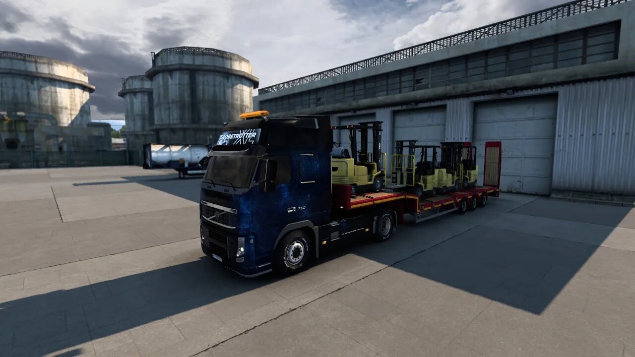 Eurotrucksimulator 2. Mit dem LKW durch Europa mit guter Musik.