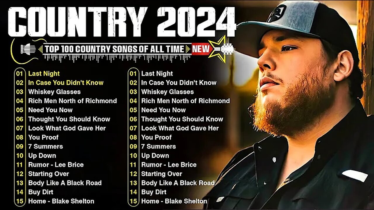 Country Music 2024 🤠 Luke Combs, Morgan Wallen, Brett Young, Kane Brown, Jason Aldean