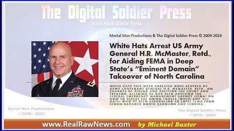 White Hats Arrest Ret Gen H R McMaster for TREASON