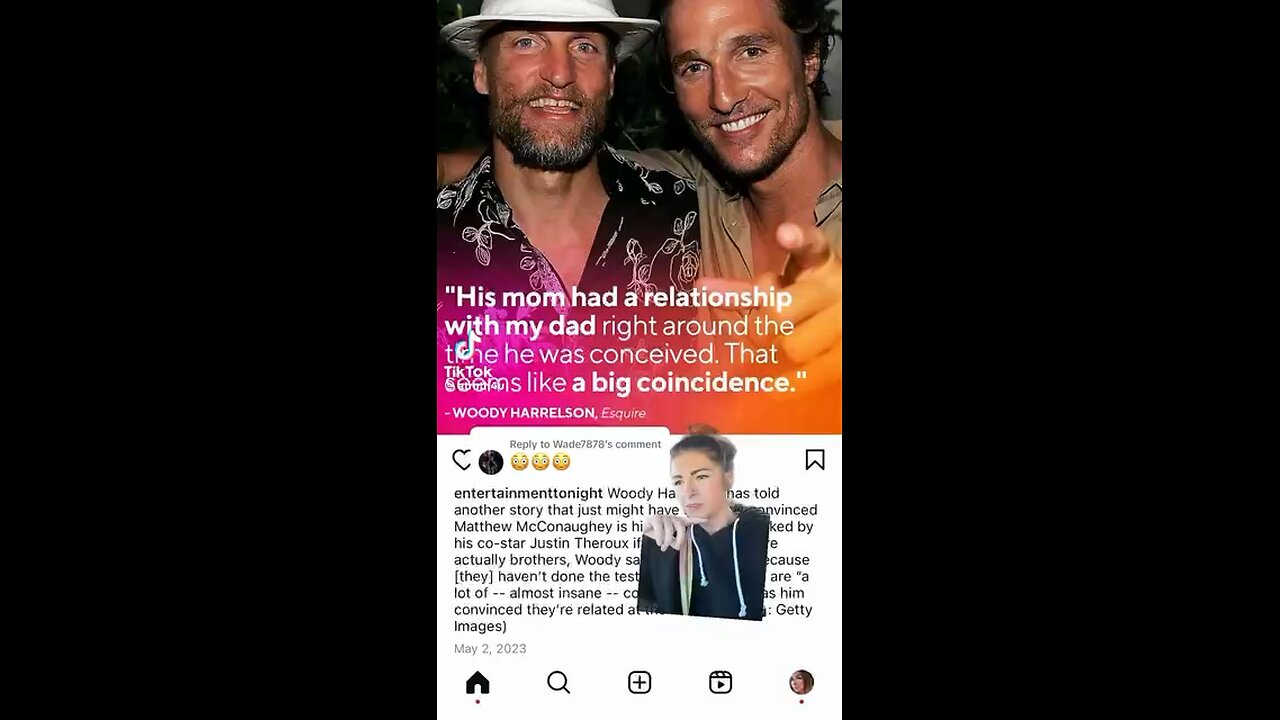 Woody and Mathew are half brothers