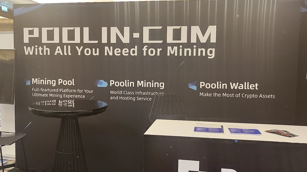 WDMS Bitmain Mining Conference - Poolin Overview and Booth