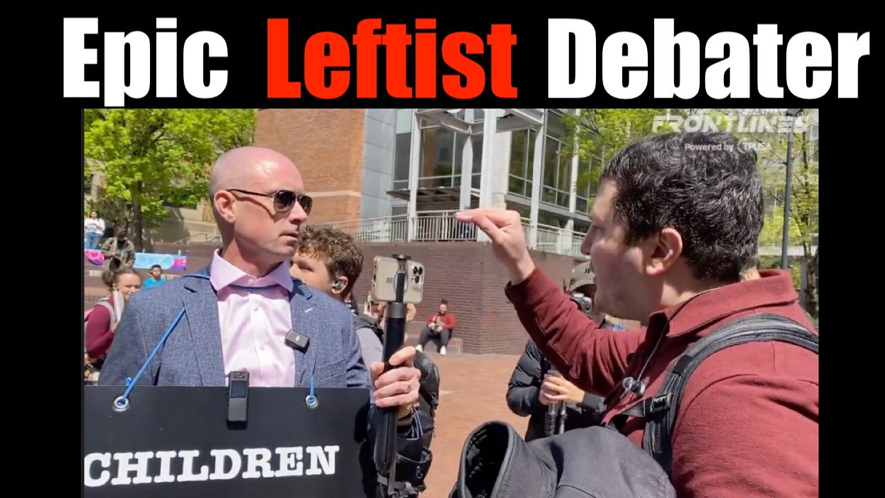 Billboard Chris vs Epic Leftist Debater @ Portland State