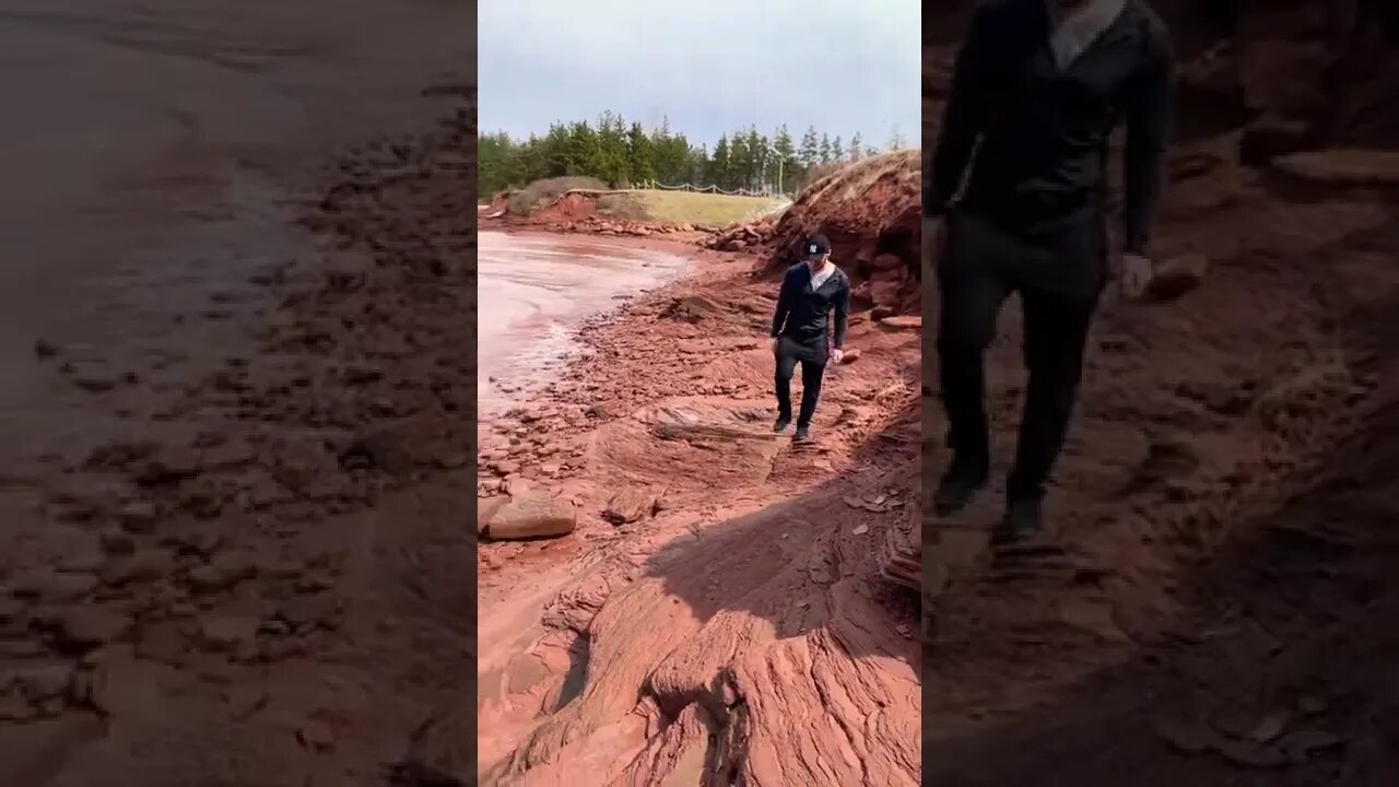 Adventuring around a beach