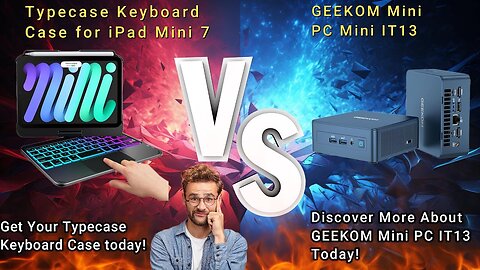 GEEKOM Mini PC XT13 Pro Review & Typecase Keyboard Case for iPad Mini 7